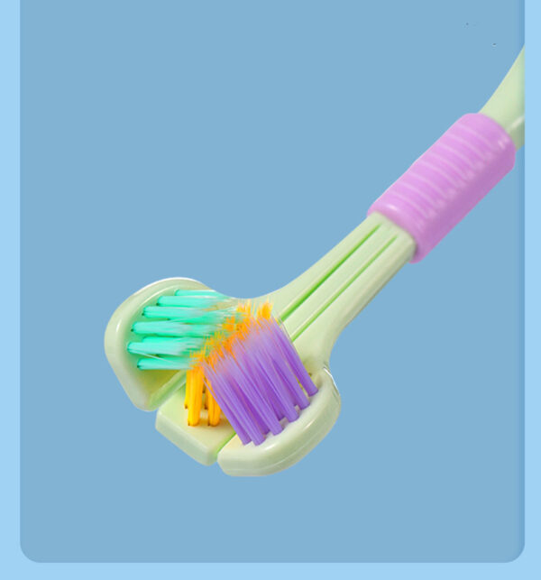 Three-sided Macaron Soft Bristle Toothbrush - Image 9