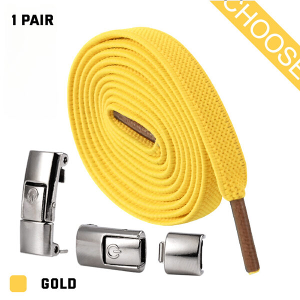 Press Lock Shoelaces Without Ties - Image 3