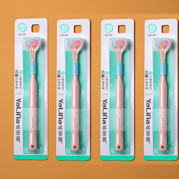 Three-sided Macaron Soft Bristle Toothbrush - Image 10